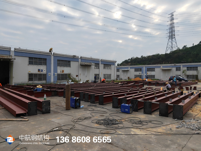 惠州钢结构厂房扩建工程